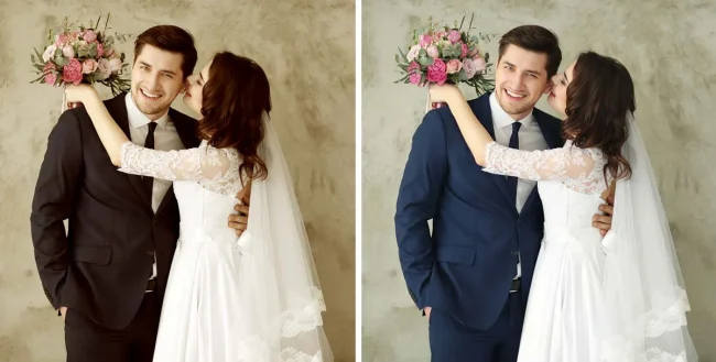 wedding photo editing