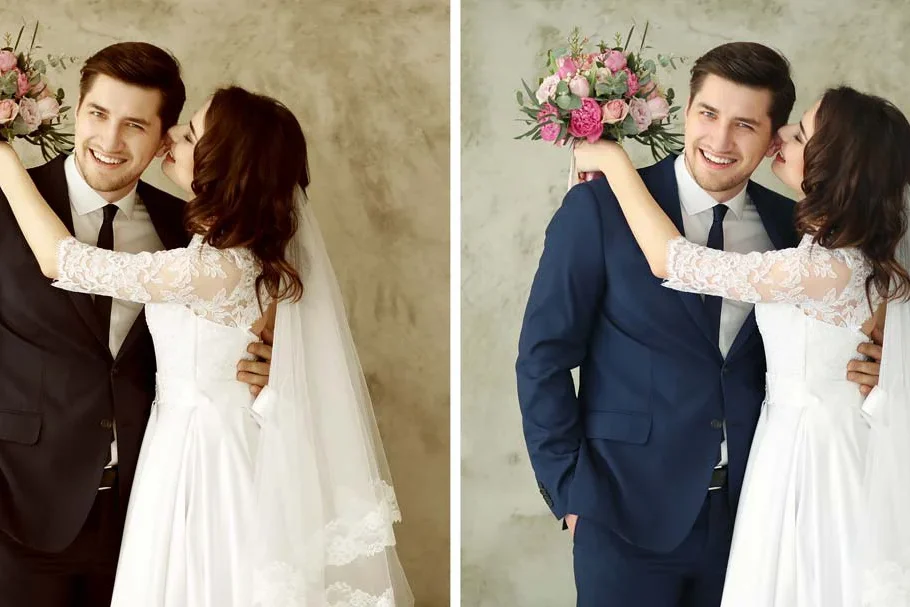 wedding photo editing